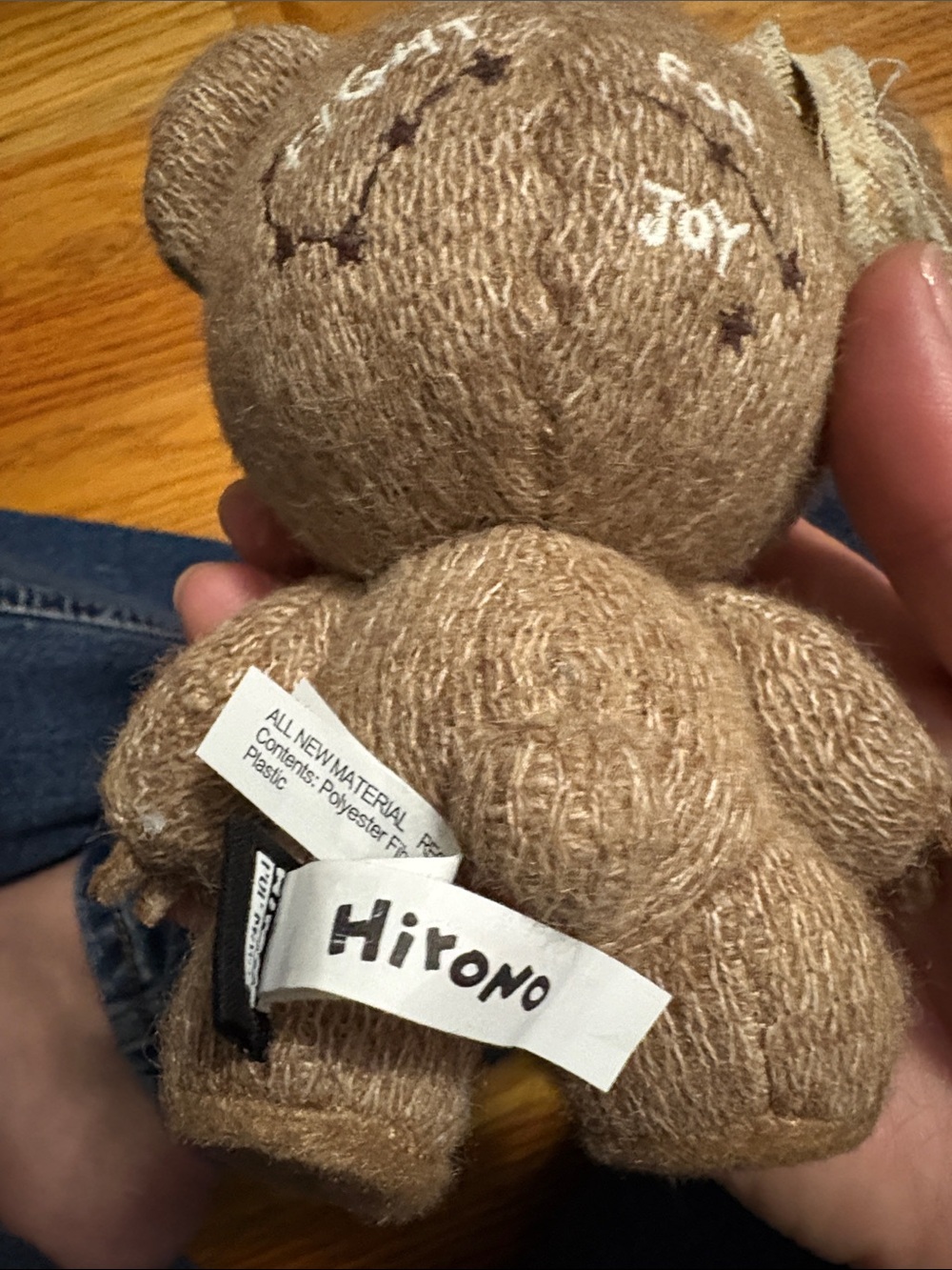 Popmart HIRONO Fight for Joy Woven Woods Keychain - Picture 6 of 8